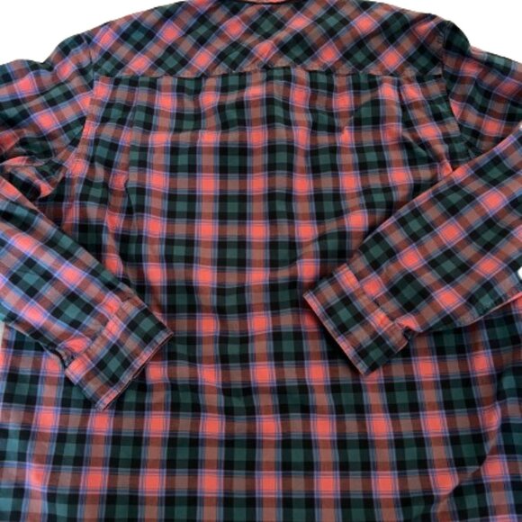 Duluth Men's XL Tall  Slim Fit Untucked Long Sleeve Button Down Plaid Shirt - Picture 7 of 7